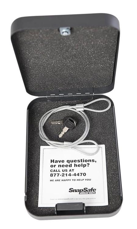 Snap Safe Lockbox Gun Safe Black, XXL, Keylock