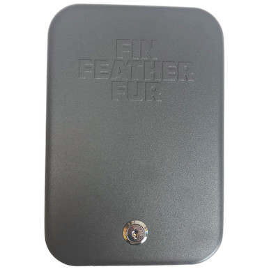 SnapSafe Large Lock Box with Fin Feather Fur Logo