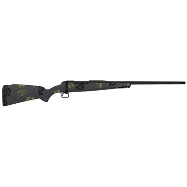 Fierce Firearms TWROG7MMBC20BF Twisted Rogue 7mm BC 20" Armour Lube Black Steel Threaded Barrel, Drilled & Tapped Steel Receiver, LR Negative Comb Forest Camo Carbon Fiber Stock