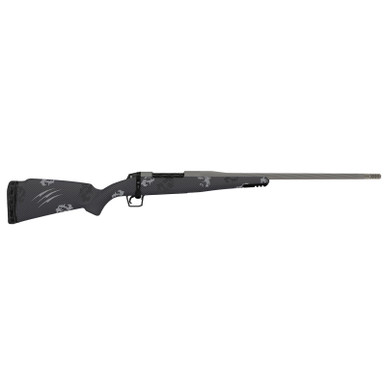 Fierce Firearms TWROG300WIN22GP Twisted Rogue 300 Win 22" Tungsten Cerakote Steel Threaded Barrel, Drilled & Tapped Steel Receiver, LR Negative Comb Phantom Camo Carbon Fiber Stock