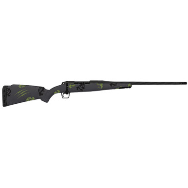 Fierce Firearms TWROG300WIN24BF Twisted Rogue 300 Win 24" Armour Lube Black Steel Threaded Barrel, Drilled & Tapped Steel Receiver, LR Negative Comb Forest Camo Carbon Fiber Stock
