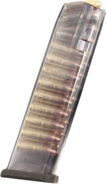 Elite Glock 9MM 22Rd Mag Translucent Fits 17/19/26/34