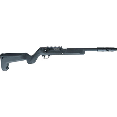 Tactical Solutions OHRSBXTD22WMRMBOBBLK Owyhee SBX Takedown 22 WMR 10+1 16.62" (12.37" Bore Length) Fluted/Threaded with Barrel Shroud, Black, Folding Takedown Rec, Magpul Backpacker Stock