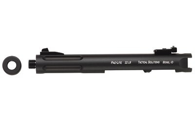 Tactical Solutions Pac-Lite Ruger Mark I,II,III, 4.5" Fluted Matte Black Barrel 22LR
