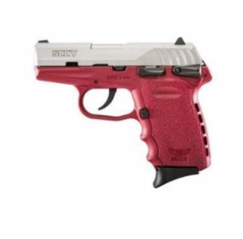 SCCY CPX1 9mm, 3.1", 10rd, Crimson Two Tone