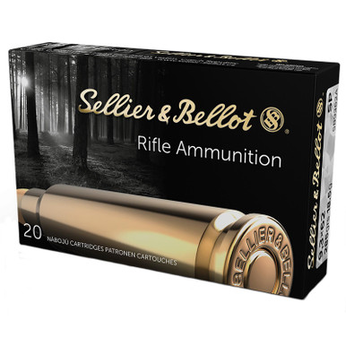 Sellier & Bellot SB9362A Rifle 9.3mmx62Mauser 286gr Soft Point 20 Per Box/20 Case