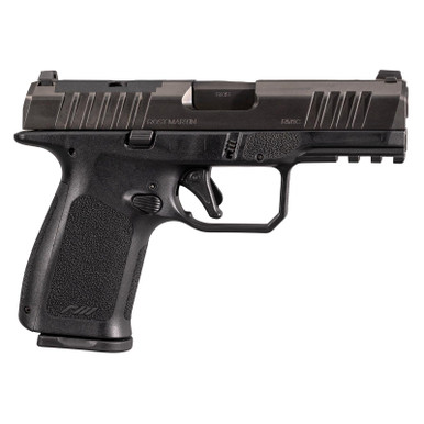 Rost Martin RM1CBLKOSP10CA RM1C *CA Compliant 9mm Luger 10+1 4" Black Compensated Match Grade Barrel, Black Tenifer Optic Ready/Serrated Steel Slide, Black Textured Grip