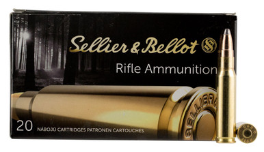 Sellier & Bellot SB308F Rifle 308 Win Ammo 180 Grain Soft Point Cutting Edge (SPCE) - 20 Round Box