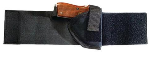 Bulldog Cases Ankle Holster Size 2, S&W J/SP101/EAA Windicator, Black, Right Hand