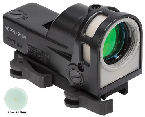 Meprolight M21 D5 Mepro 21 1x 30mm Obj Unlimited Eye Relief 5.5 MOA Triangle, QR Mount