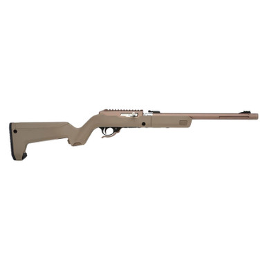 Tactical Solutions ATD2QSBBFDE X-Ring Takedown VR 22 LR 10+1 16.50" Quicksand Threaded Barrel, Quicksand Scope Rail Receiver, Flat Dark Earth Magpul X-22 Backpacker Synthetic Stock, Ambidextrous