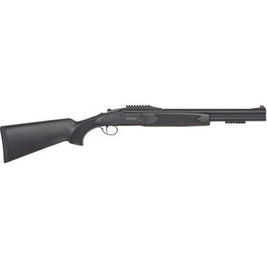 Mossberg 75484 Silver Reserve Eventide Full Size 12 Gauge Break Open 3" 2rd 18.50" Matte Blued Over/Under Vent Rib Barrel, Matte Blue w/Logo Receiver, Black Synthetic Stock, Right Hand