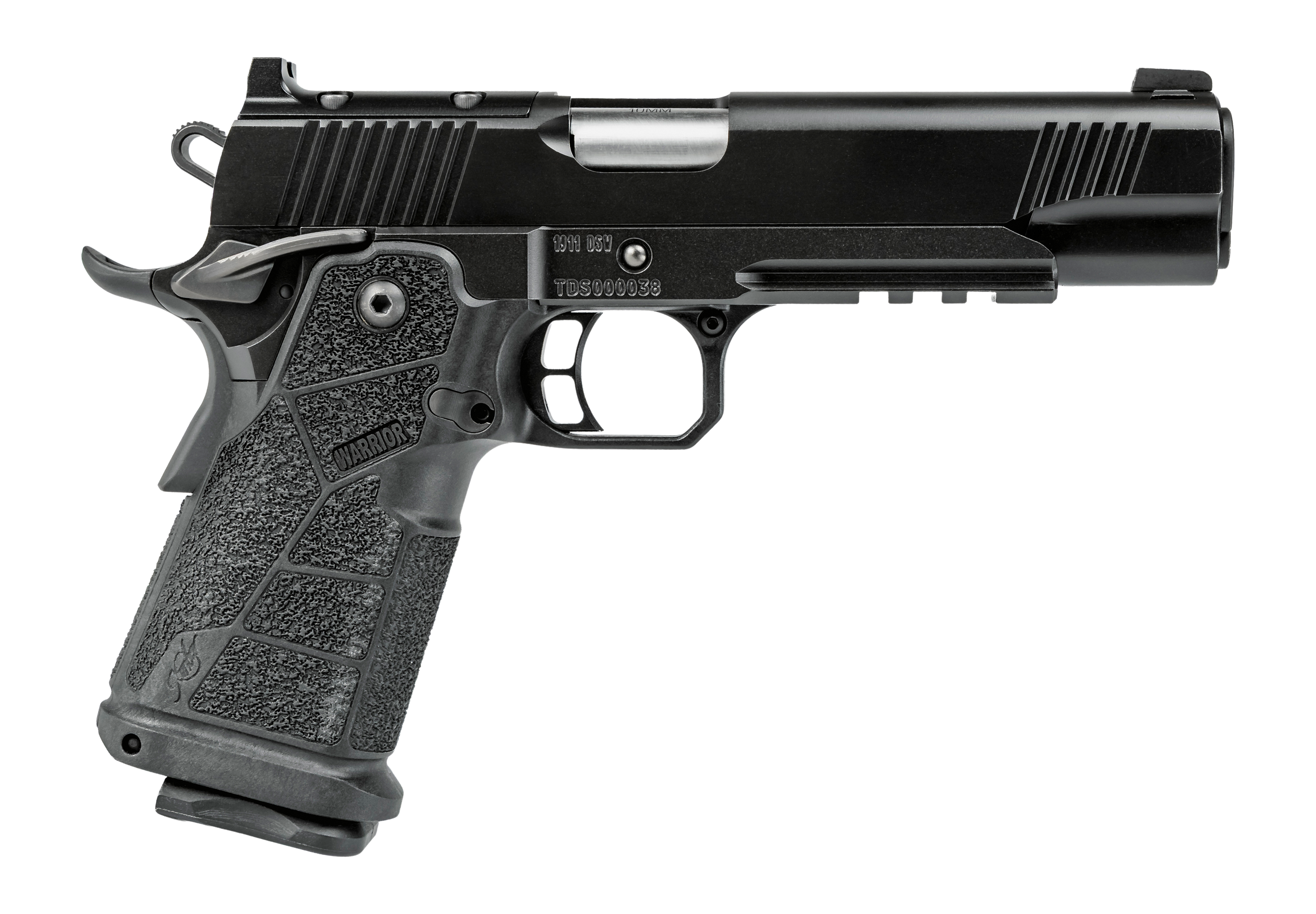 Kimber DS Warrior Optic Ready Pistol 3600300, 45 ACP, 5in, Black Carbon Fiber Grips, Black Finish, 13 Rds
