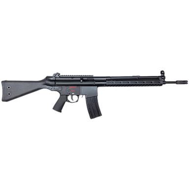 PTR 63 5.56 NATO 30+1 16.25" Black Nitride Threaded Barrel, Black Parkerized Picatinny Rail Aluminum Receiver, M-LOK Handguard, Fixed Black Synthetic Stock, Black Polymer Grip