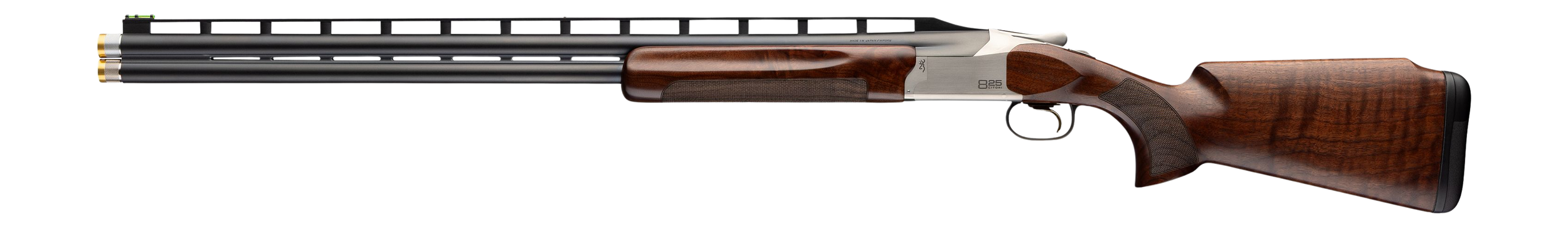 Browning Citori 825 Trap Over/Under Shotgun 0183724002, 12 Gauge, 32", 3" Chmbr, Gloss Black Walnut Stock, 2 Rds