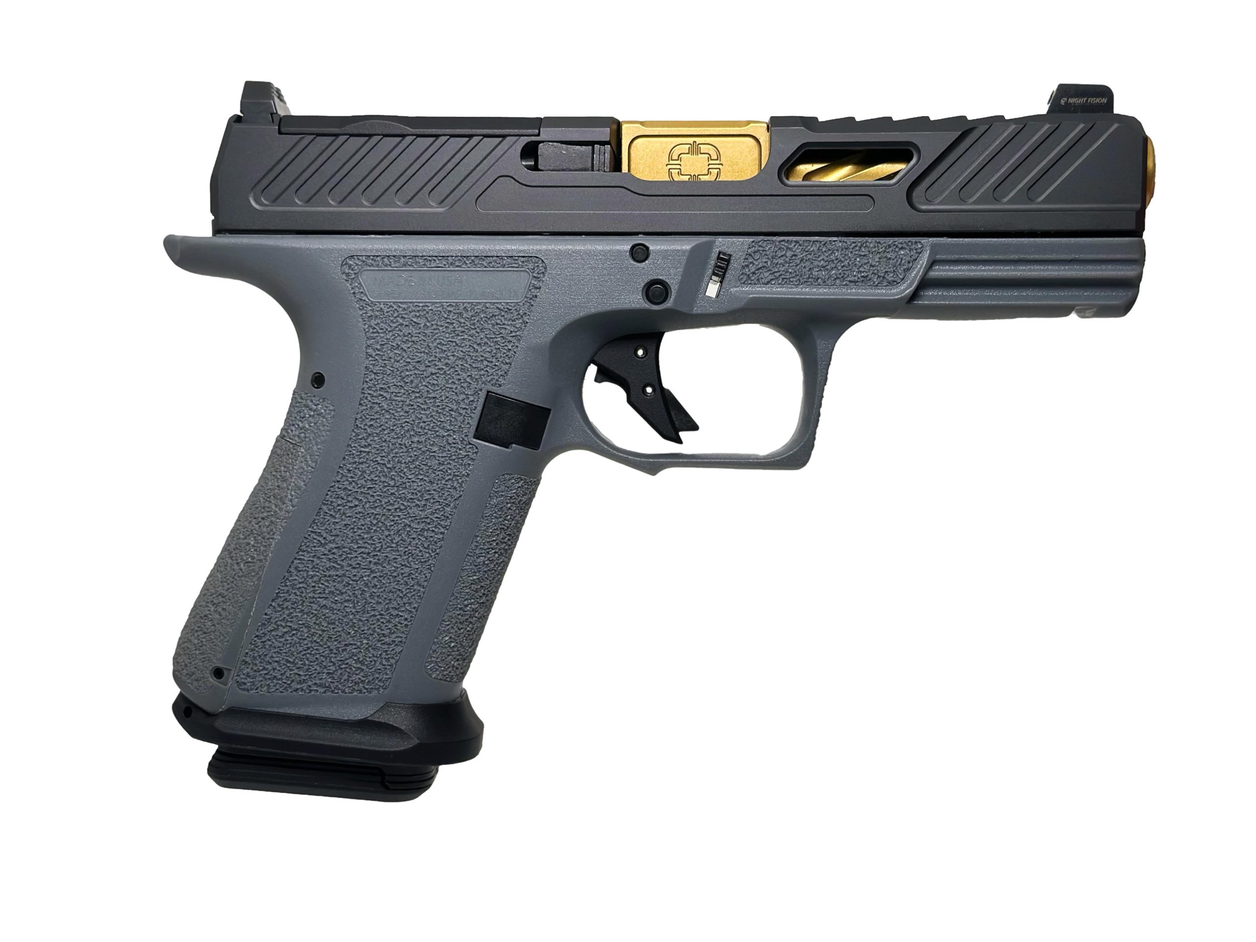 Shadow Systems MR920 Elite Optic Ready Pistol SS-1011-SM25, 9mm, 4.5in, Gray Frame Grips, 15 Rds