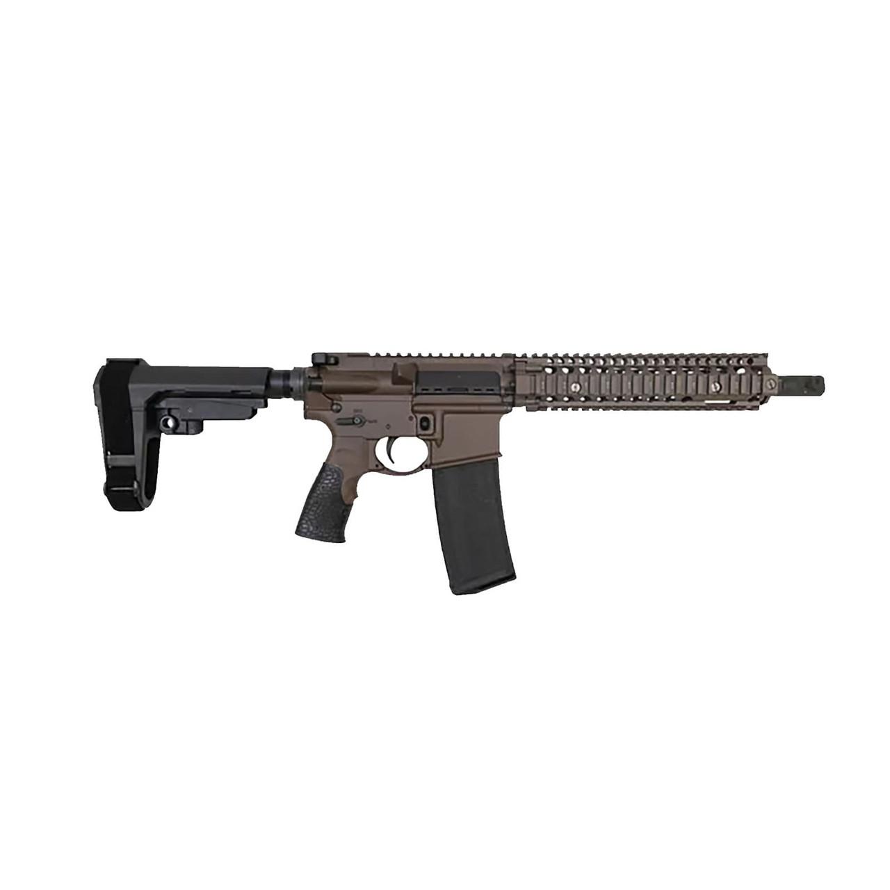 Daniel Defense DDM4 MK18 Pistol, 0208821136, 556 NATO, 10.3", SBA3 Brace, Mil Spec+Cerakote Finish, 32 Rds