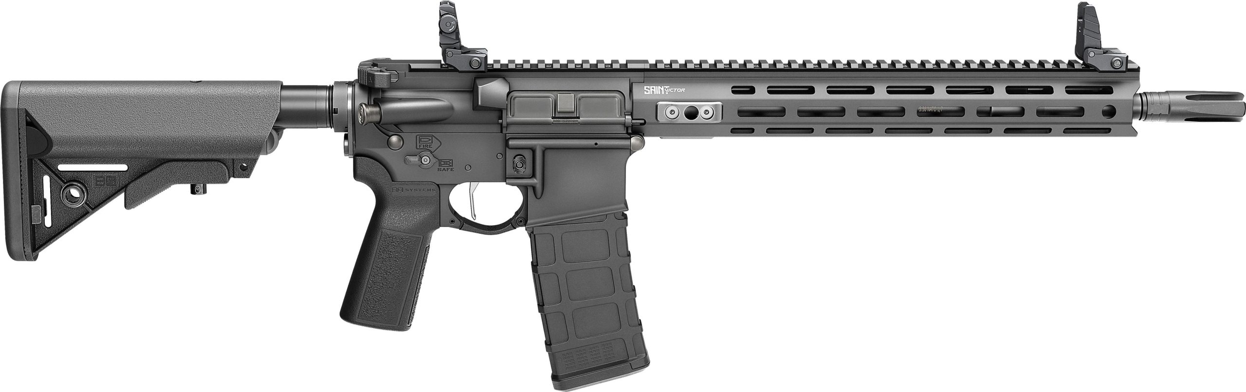 Springfield Saint Victor V2 Rifle STV914556B-V2-B5, 223 Rem, 14", Collapsible/Folding B5 Systems Sopmod Stock, 30 Rds