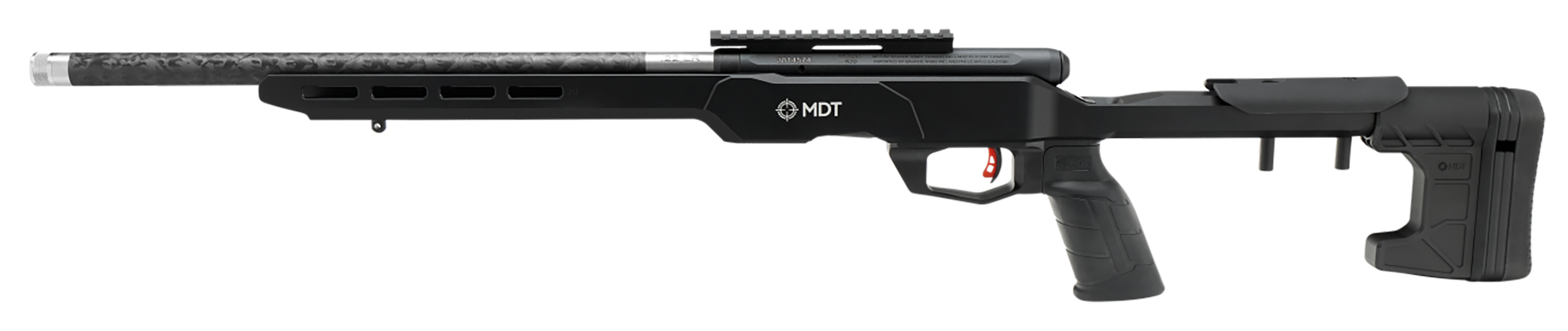 Savage B22 Precision Lite Bolt-Action Rifle 70556, 22 Mag, 18" Carbon Fiber Barrel, MDT Billet Aluminum Chassis Stock, 10 Rds