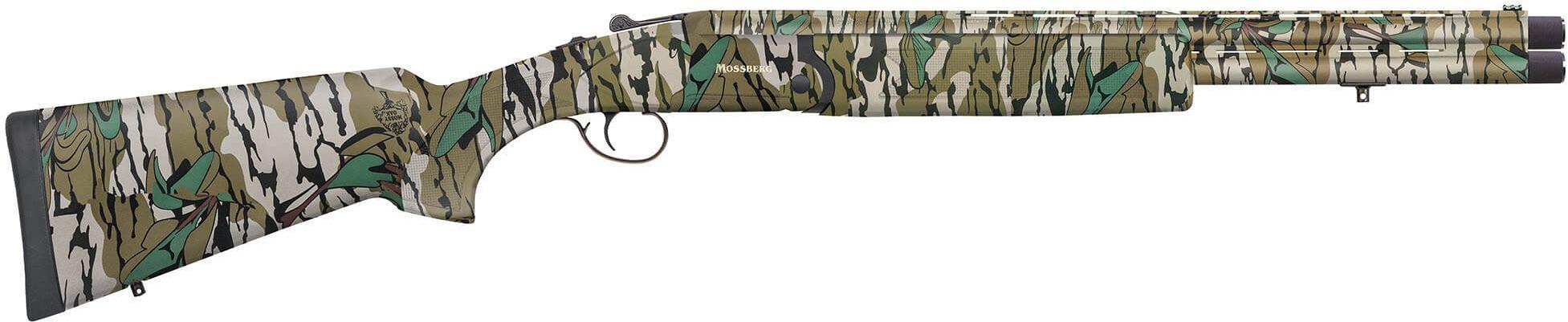 Mossberg Silver Reserve Eventide Over/Under Shotgun 75495, 410 Gauge, 20", 3" Chmbr, Mossy Oak Greenleaf Stock, 2 Rds
