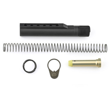 Ruger AR-15 Mil-Spec 6-Position Carbine Buffer Tube Receiver Extension Kit Assembly Black - 91006