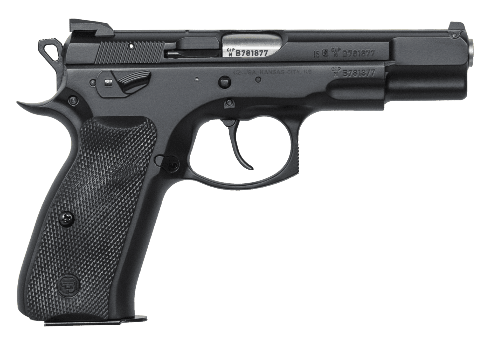 CZ 75B Omega Convertible 9MM 4.6″ Barrel Semi-Automatic Pistol #91136