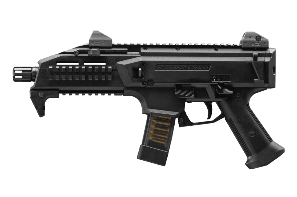 CZ Scorpion EVO 3 S1 9MM 7.72″ Barrel Semi-Automatic Pistol #91351