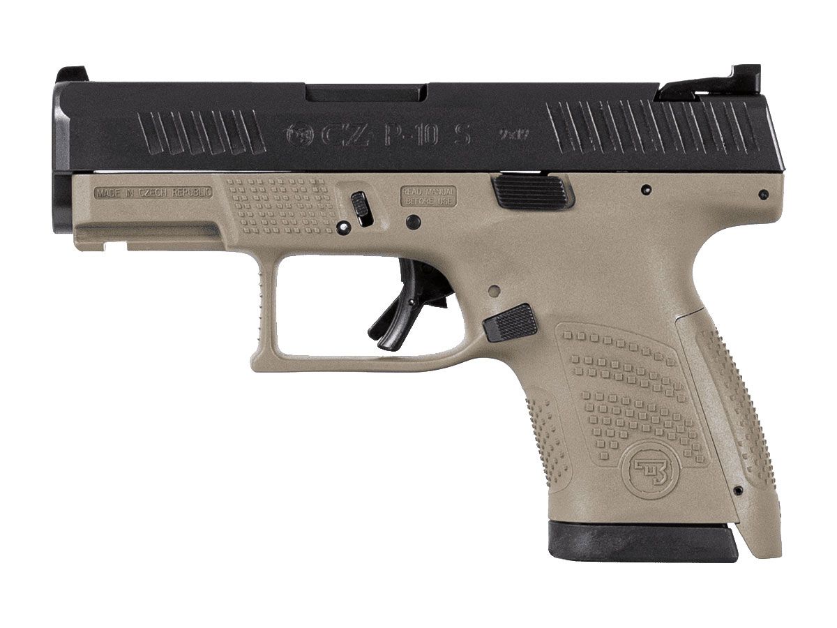 CZ P10-S 9mm Subcompact Flat Dark Earth Semi-Automatic Pistol #91561