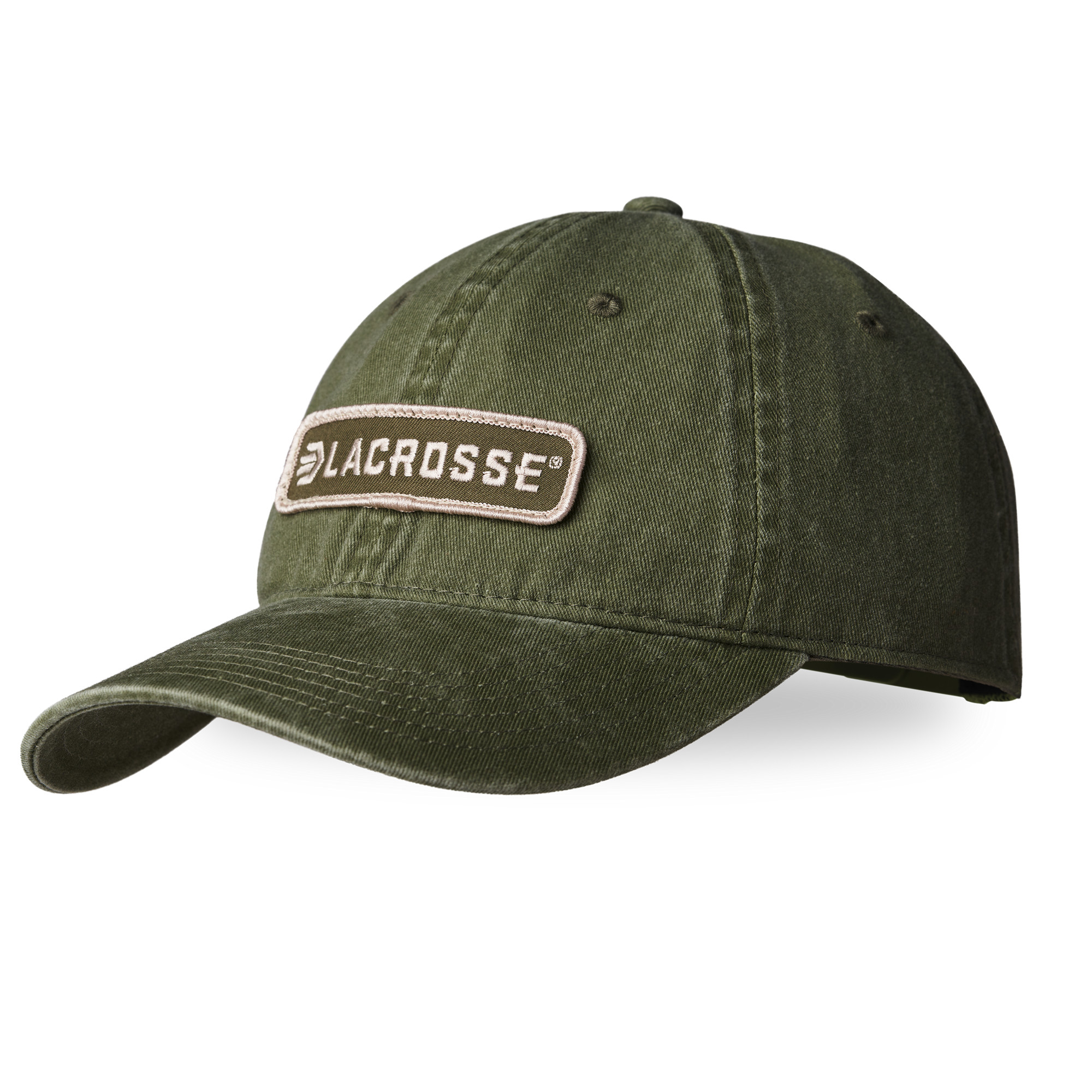 LaCrosse Embroidered Light Olive Logo Hat #918567