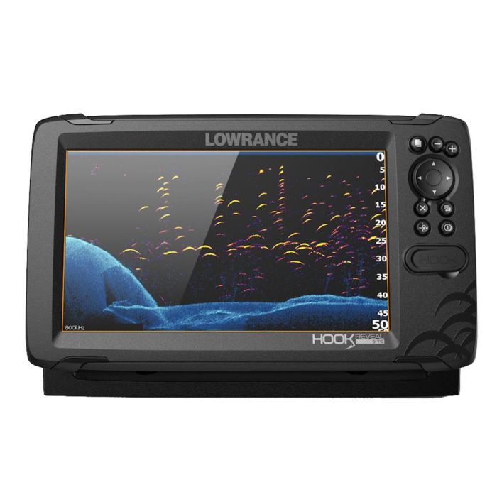 Lowrance HOOK Reveal 9 Chartplotter/Fishfinder w/TripleShot Transom Mount Transducer & US Inland Charts #000-15526-001
