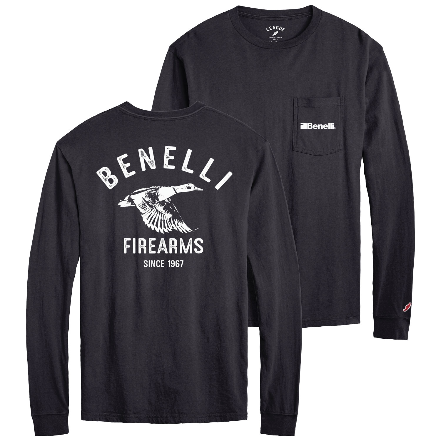 Benelli All American Long Sleeve T-Shirt, Black