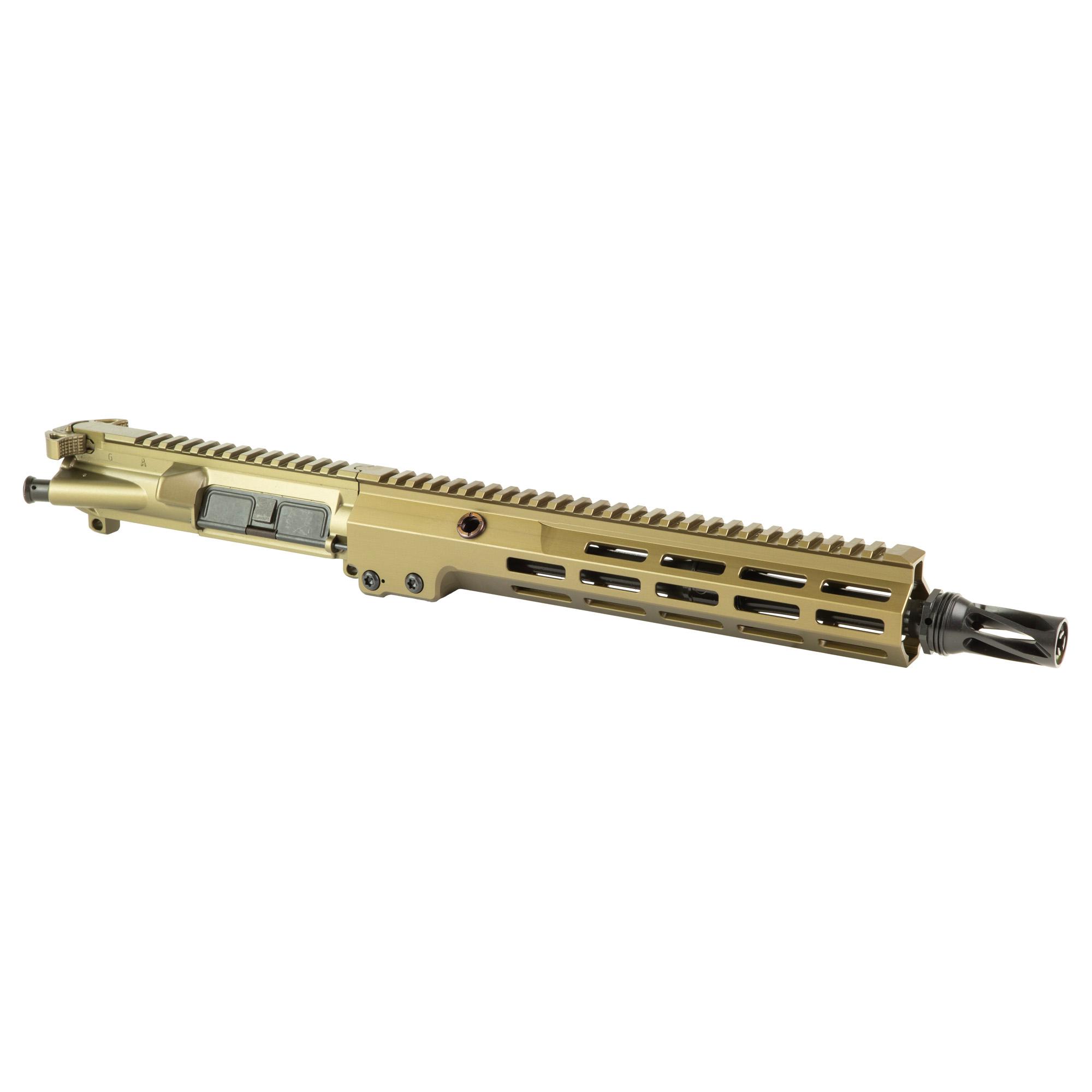 Geissele Automatics Super Duty MOD1 Complete Upper Receiver, 5.56 NATO 12.5", W/ HUXWRX QD 556 Flash Hider, Desert Dirt Color (08-545S)