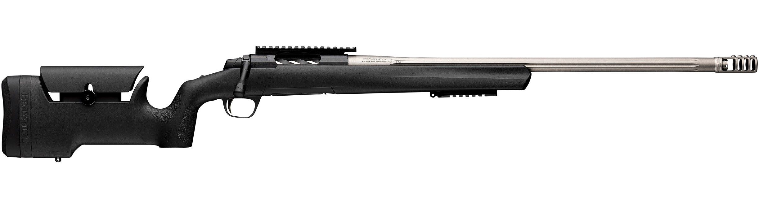 Browning X-Bolt 2 Target Max Rifle 036112291, 6mm Creedmoor, 24", Black Max Composite Stock, 4 Rds