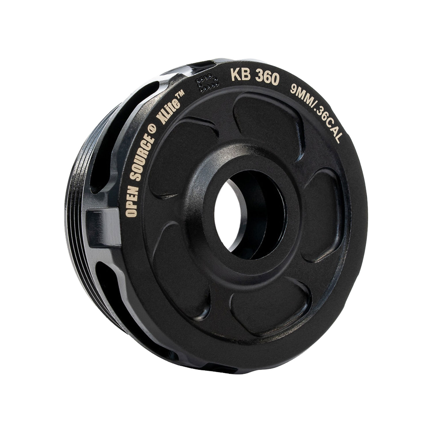 Precision Armament KB-360 9mm / .358 K-Brake Ultracompact Suppressor Brake