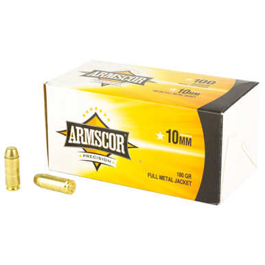 Armscor 10MM 180 Grain FMJ - 100 Round Value Box
