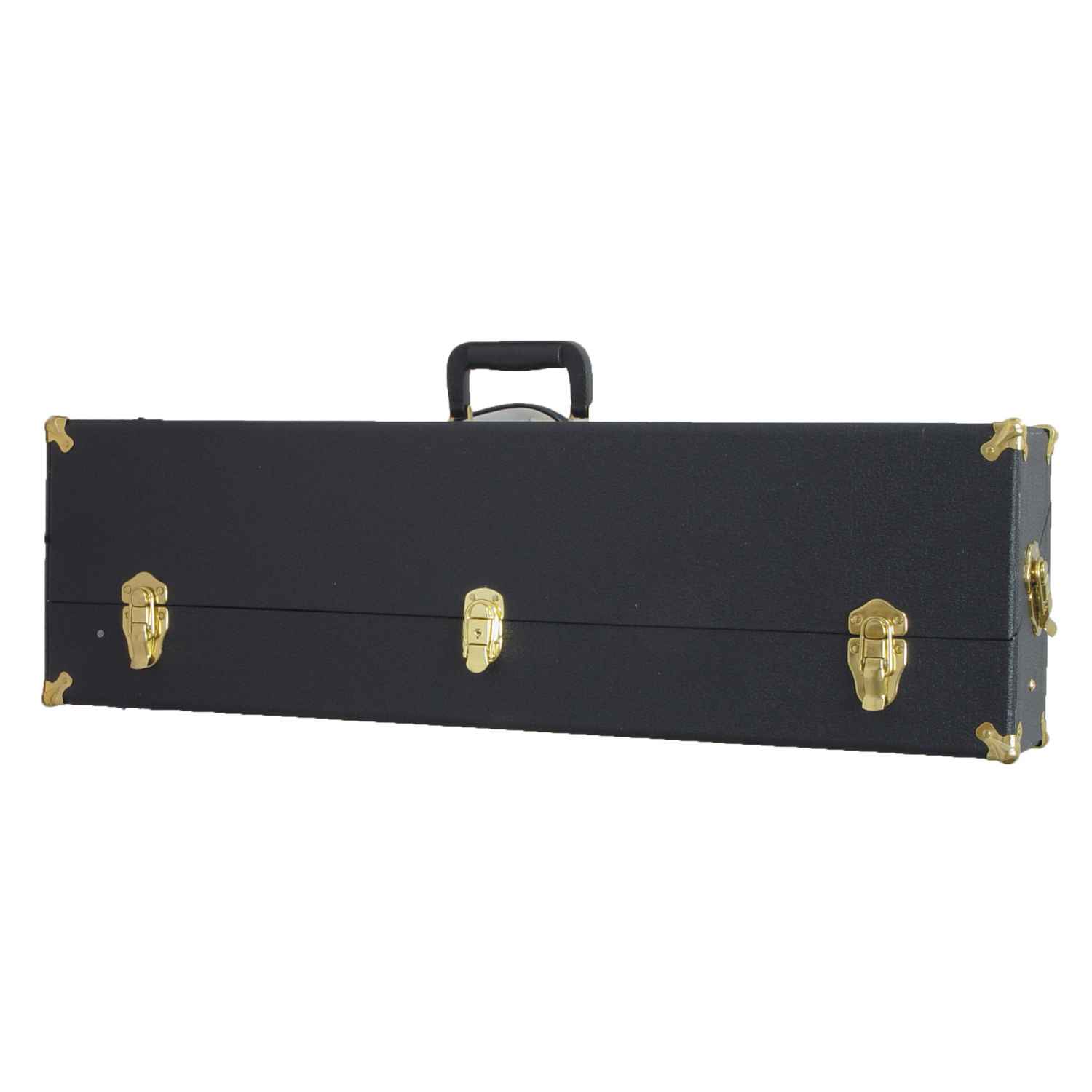 AUTO ORDNANCE FBI,SINGLE RIFLE CASE,STRUCTURED WOOD CONSTRUCTION,BLACK,33"X6"X10"