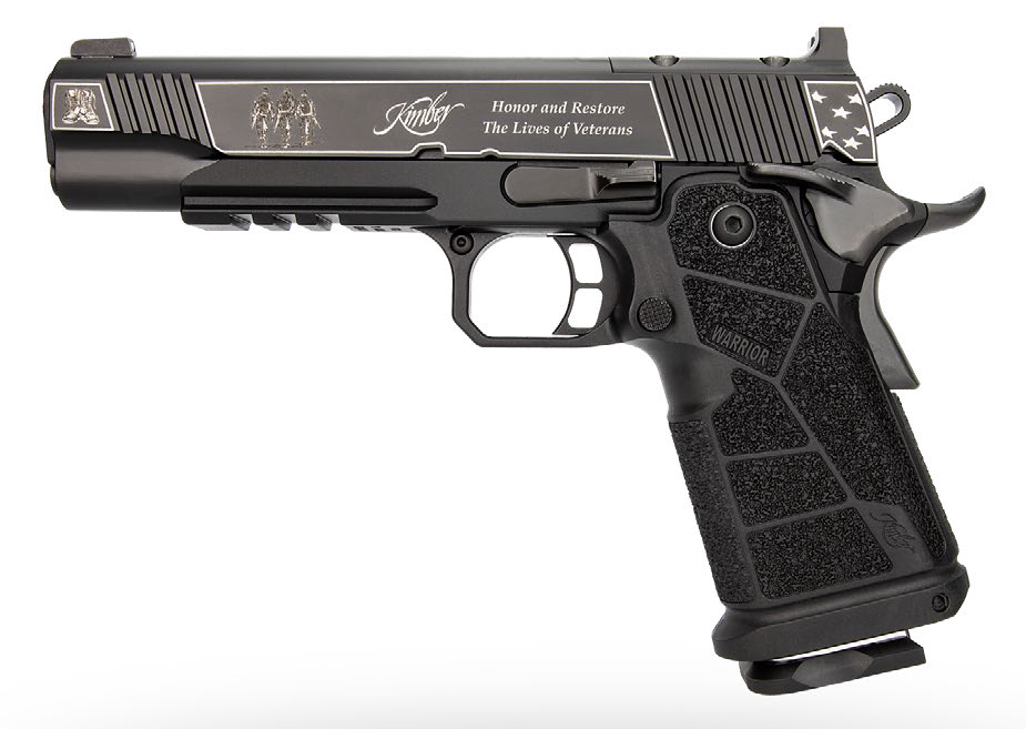 Kimber DS Warrior Boot Campaign Optic Ready Pistol 3700895, 9mm, 5in, Black Carbon Fiber Grips, Black Finish, 20 Rds