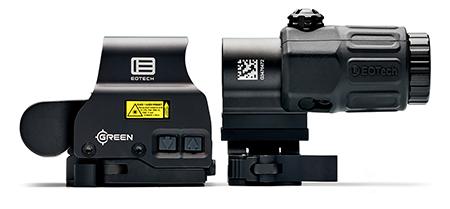 Eotech HHSGRN Green Dot Optic HHSGRN & 3X Magnifier, Black, 68 MOA Reticle