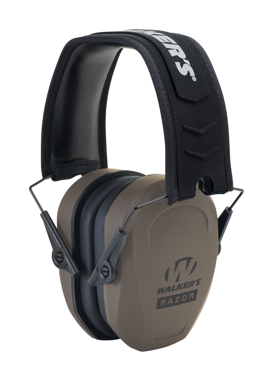 Walker's Razor Slim Passive Muff, 27 dB, Over the Head, Flat Dark Earth/Black Polymer GWPRSMPASFDE