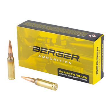 Berger 65-31081 Long Range Hybrid Target 6.5 Creedmoor Ammo 144 Grain LRHT - 20 Round Box