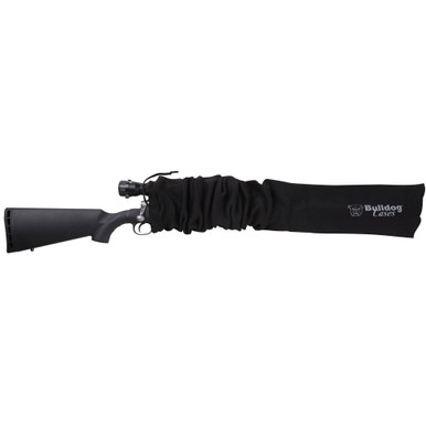 Bulldog Gun Sock 52" Scoped Rifle Black - BD152