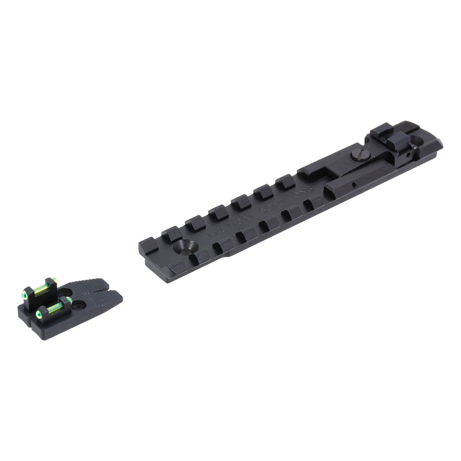 Trail-Lite Buck Mark Integral Rail Assembly w/ Green Fiber Optic Front Sight