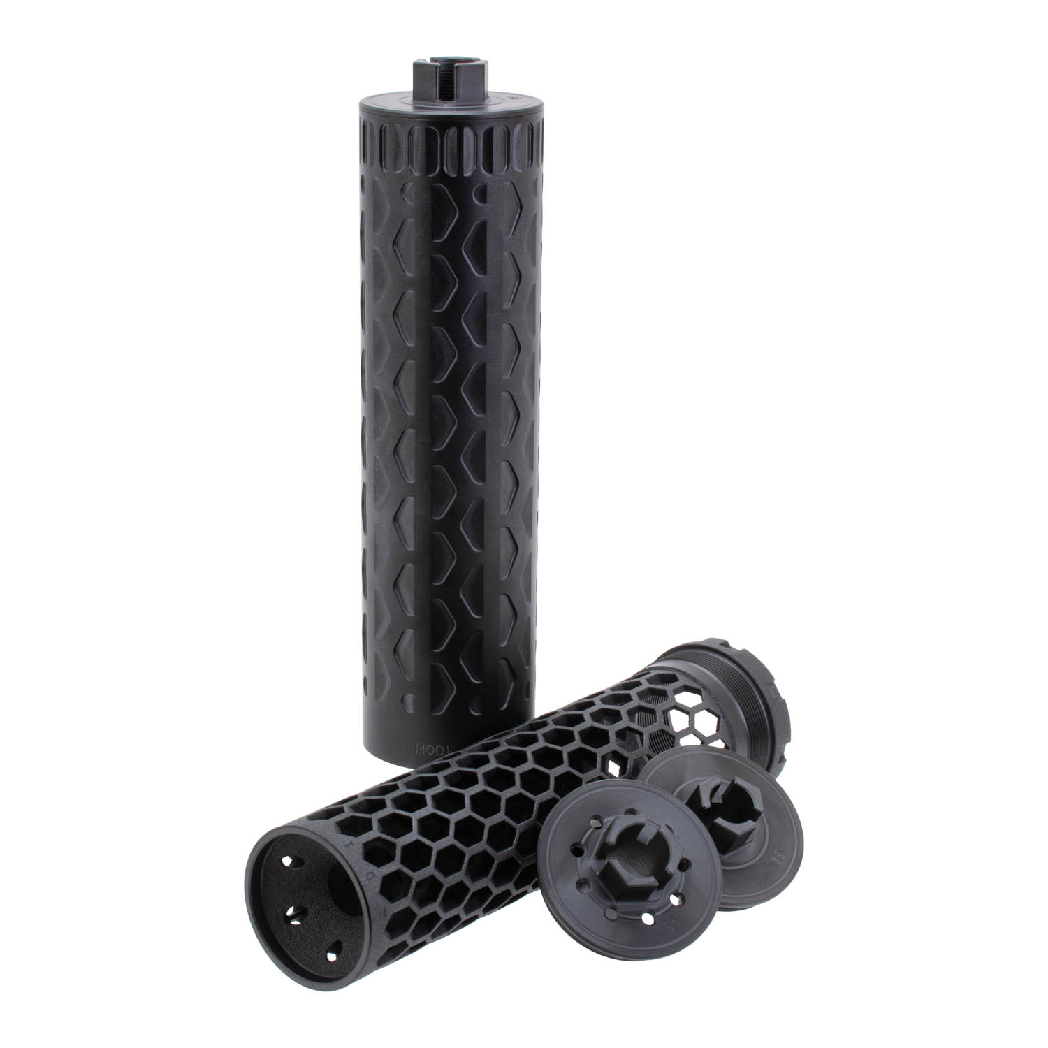 BOE Mod 1 .46 cal Titanium Suppressor 6.8", Hub Compatible