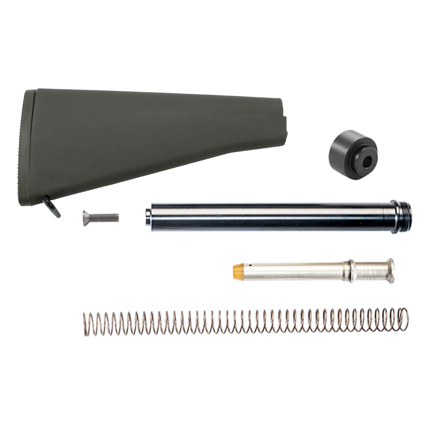 LUTH-AR A2 Fixed Stock Kit, Includes Spacer, OD Green