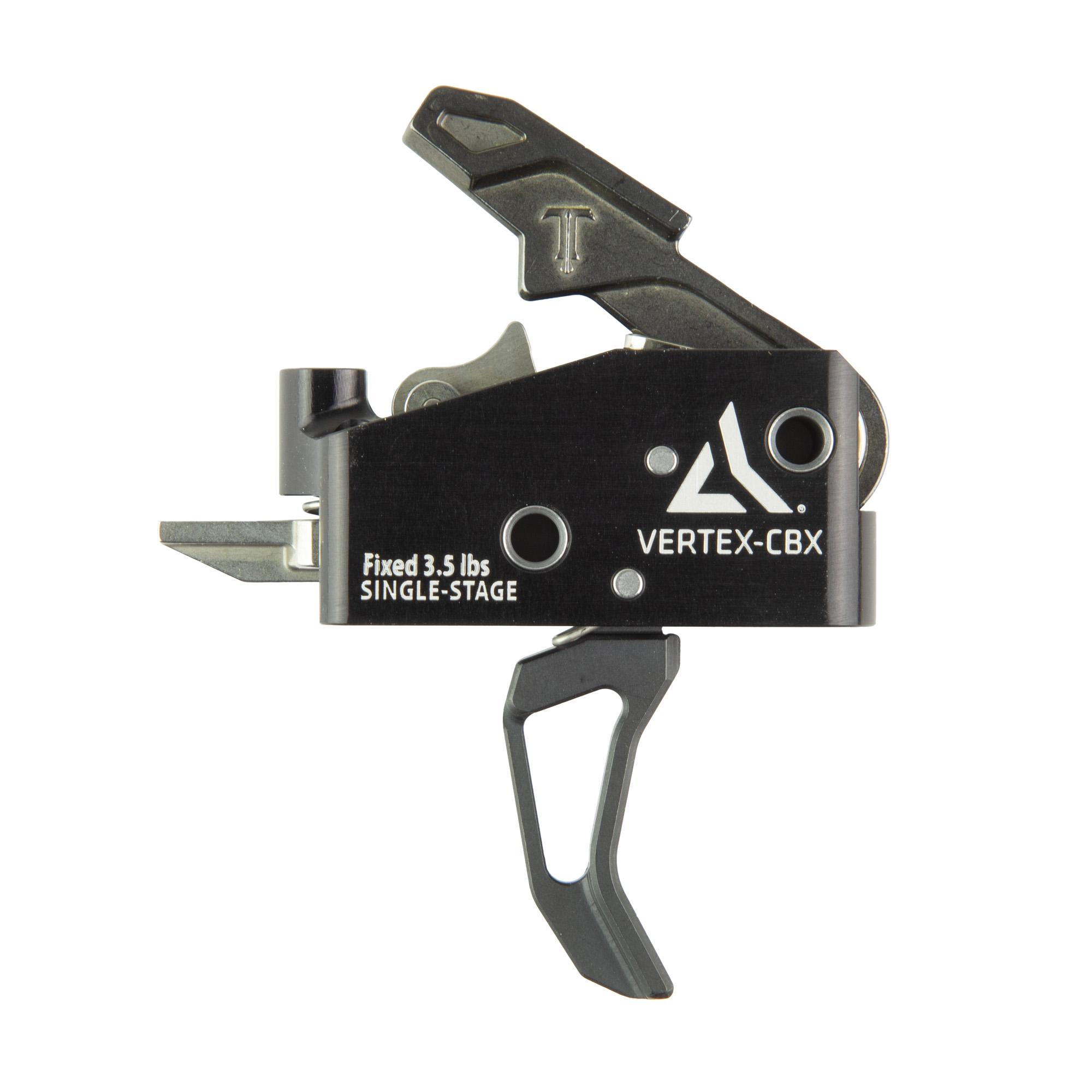 Radian Weapons Vertex CBX Curved Trigger For AR-15 Rifles, Silver (R0927)