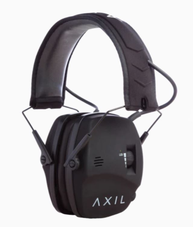 Axil Trackr Electronic Earmuffs 85 dB, Over the Head, Black (TRACKRBEU)