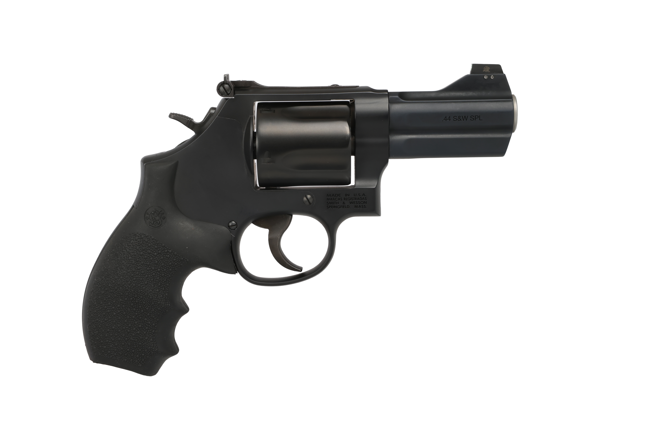 Smith & Wesson 396 Night Guard Revolver 14352, 44 Special, 3", Rubber Grip, Black Scandium Frame, Night Sights, 5 Rds