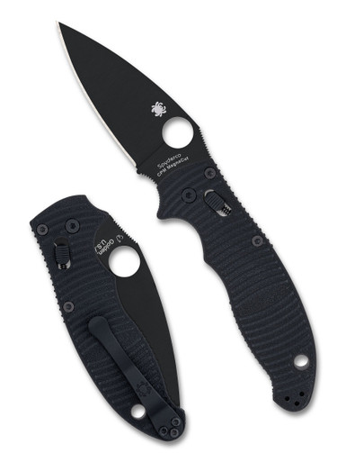 Spyderco Manix 2 Salt Ball Bearing Lock Knife 3.37" CPM MagnaCut DLC - C101GMCBKP2