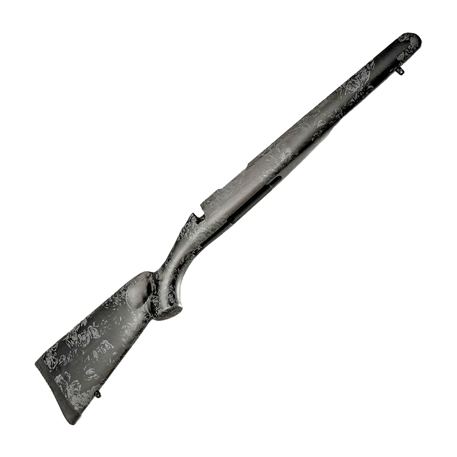 Christensen Arms FFT Sporter Stock, Short Action, Steel Barrel Contour, Black w/ Gray