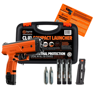 Byrna CL-XL .61 Caliber Extended Non-Lethal Defense Launcher Kit Orange - CK61600-1-ORN